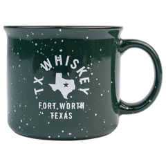 Campfire Mug Green & White