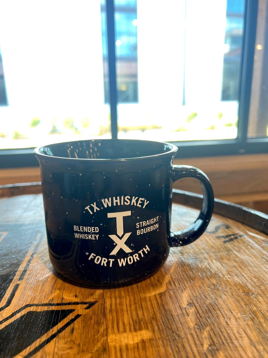 Campfire Mug Cobalt Blue & White – TX Whiskey