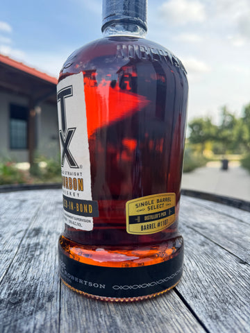 Single Barrel Bottle in Bond Straight Bourbon, 750mL **ONLY AVAILABLE AT WHISKEY RANCH**