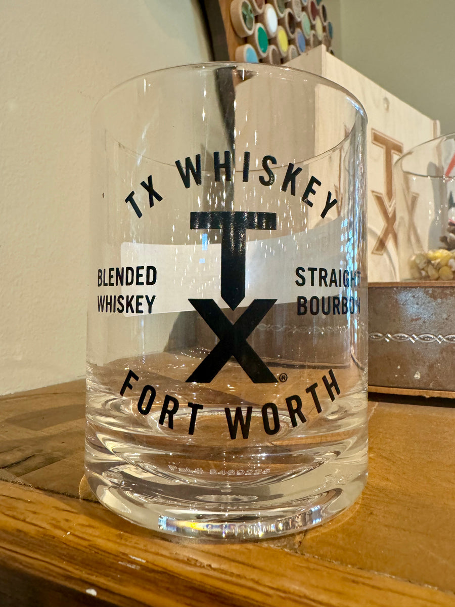 Silicone Clear Rocks Glass TX/BO – TX Whiskey