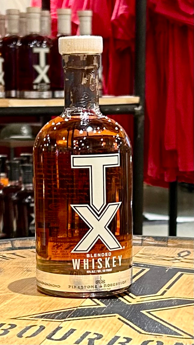 TX Blended Whiskey bottle