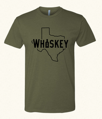 "TX Outline" Tee - Army Green