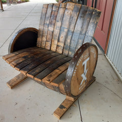 Custom TX Barrel Bench, **IN STORE PICK UP ONLY**