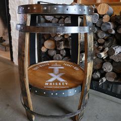 Custom TX Barrel Table, **IN STORE PICK UP ONLY**