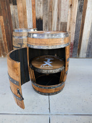 Custom TX Barrel Bar with Door, **IN STORE PICK UP ONLY**