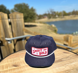 Spirit of the Bold - Rope Hat - Navy & White