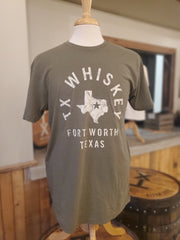 State of TX Tee, Military Green