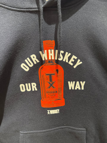 Our Whiskey Our Way Bottle Hoodie