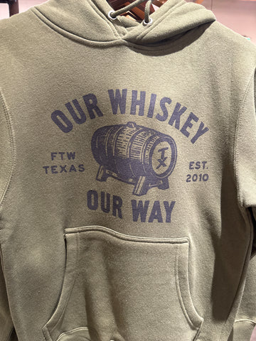 Our Whiskey Our Way Barrel Hoodie