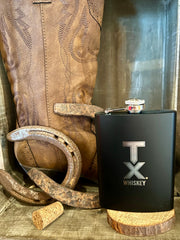 TX Whiskey Flask - 8oz