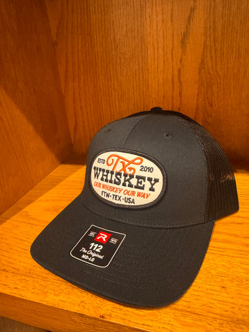 Black - Orange TX Whiskey Hat