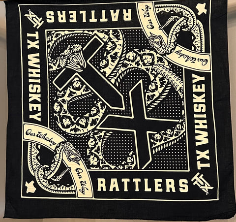 TX Whiskey x Rattlers Bandana