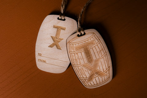 TX Flag Bottle Blended Whiskey 750mL, Engraving  Available!