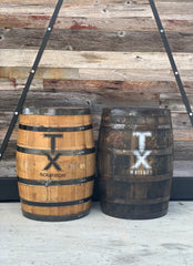 TX Display Barrel, 2 Logos Available **IN STORE PICK UP ONLY**