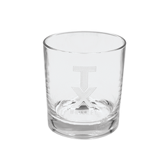Single Glencairn Crystal TX Whiskey Rocks Glass