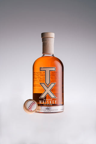 Baseball Cap TX Blended Whiskey 750mL, Engraving  Available!
